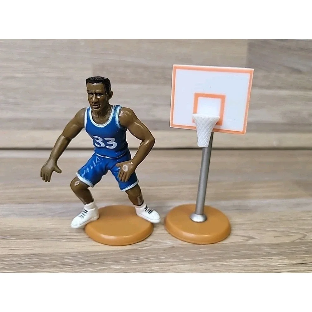Vintage Bakery Crafts Plastic‎ Cake Toppers Baseball & Basketball
